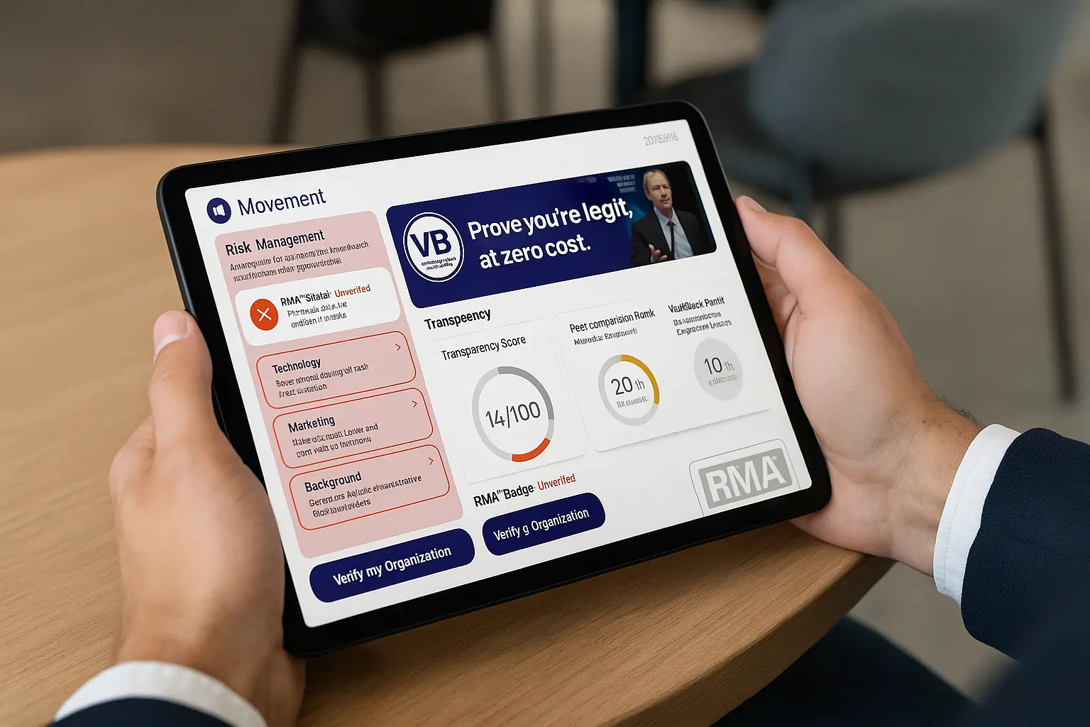 Reseller dashboard mock-up