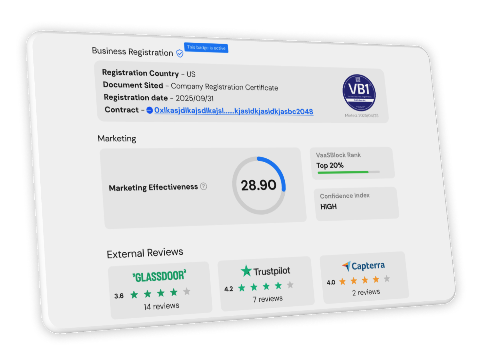 VaaSBlock platform